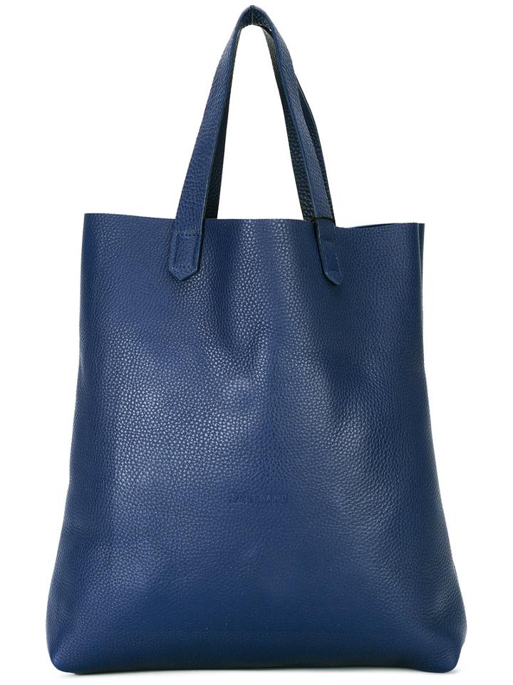 Soulland - Shopper Tote - Men - Leather - One Size, Blue, Leather