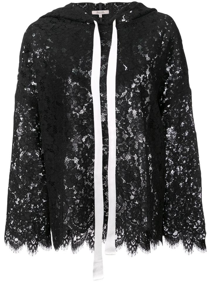 Dorothee Schumacher Lace Hoodie - Black