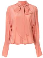 Petar Petrov Pussy Bow Blouse - Pink