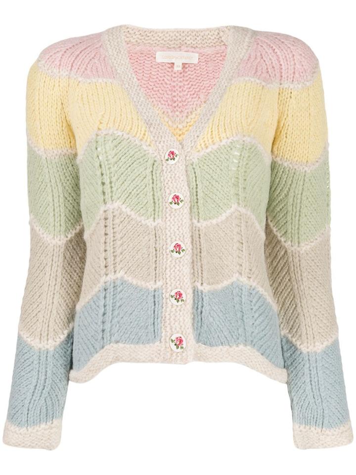 Love Shack Fancy Dallas Duster Cardi-coat - Pink