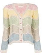Love Shack Fancy Dallas Duster Cardi-coat - Pink