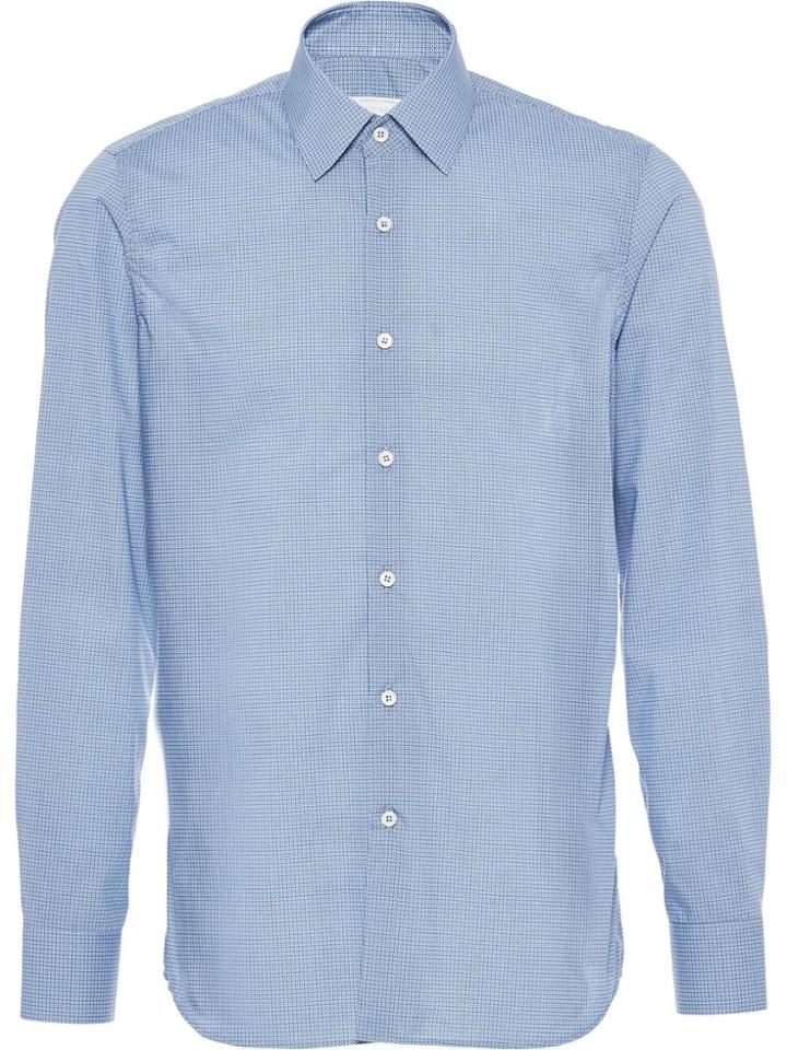Prada Micro Dots Shirt - Blue