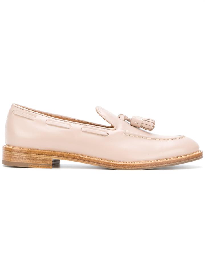 Fratelli Rossetti Double Tassel Loafers - Pink & Purple