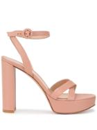 Gianvito Rossi Crossover Strap Sandals - Pink