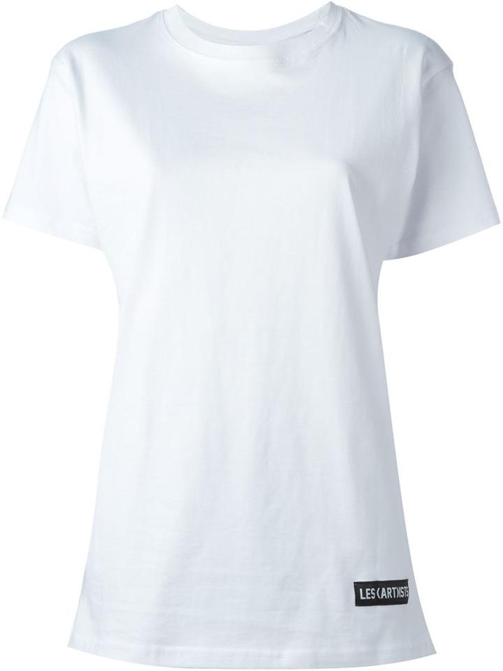 Les (art)ists Margiela 57 Print T-shirt, Women's, Size: S, White, Cotton