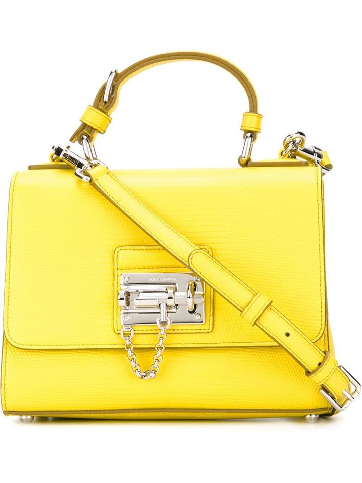 Dolce & Gabbana 'monica' Tote, Women's, Yellow/orange