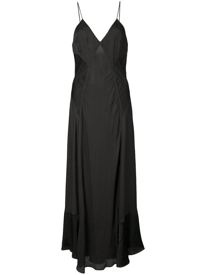 Proenza Schouler White Label Georgette Slip Dress - Black