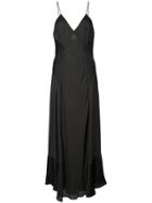Proenza Schouler White Label Georgette Slip Dress - Black
