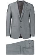 Caruso Formal Suit, Men's, Size: 52, Grey, Silk/mohair/wool/cupro