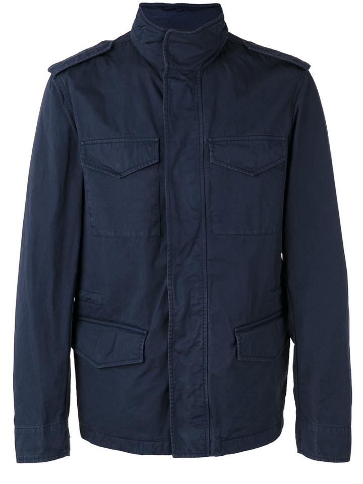 Tod's - Military Jacket - Men - Cotton - Xl, Blue, Cotton