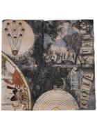 Nick Fouquet Zodiac Print Scarf - Neutrals