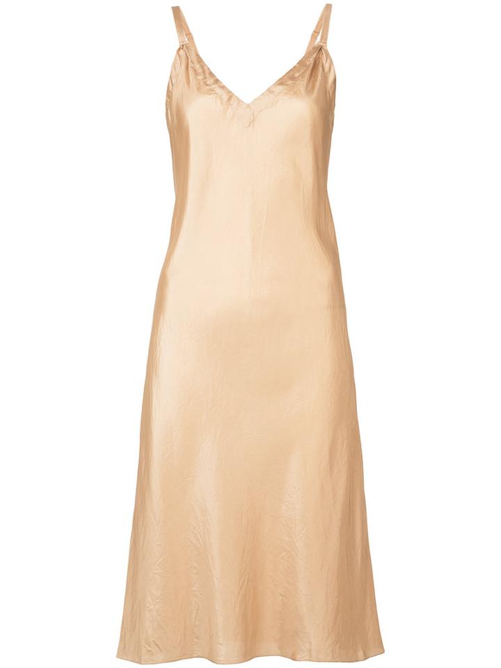 Lee Mathews - Elsa Shift Dress - Women - Silk - 2, Nude/neutrals, Silk