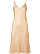 Lee Mathews - Elsa Shift Dress - Women - Silk - 2, Nude/neutrals, Silk