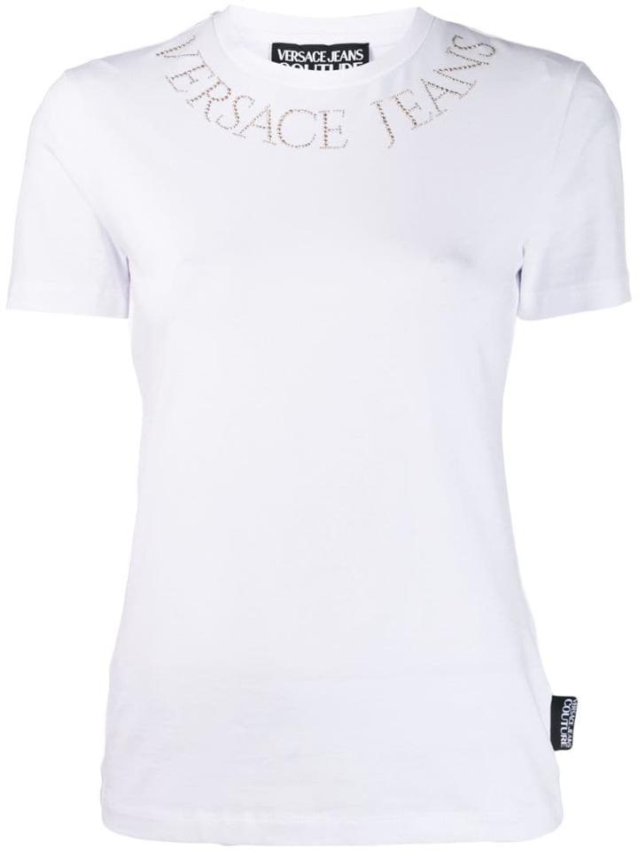 Versace Jeans Couture Studded Logo T-shirt - White