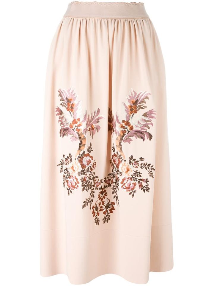 Stella Mccartney Embroidered Flower Skirt