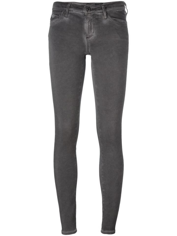 Ag Jeans 'stilt Cigarette' Skinny Jeans, Women's, Size: 29, Grey, Cotton/modal/polyester/polyurethane