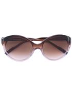 Courrèges - Round Sunglasses - Women - Acetate - One Size, Pink/purple, Acetate