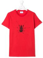 Lanvin Enfant Teen Tarantula Print T-shirt - Red