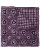 Brunello Cucinelli Floral Square Pocket Scarf - Purple
