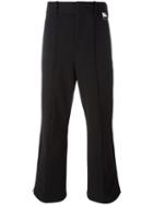 Neil Barrett Cropped Trousers, Men's, Size: 46, Black, Polyamide/polyester/polyurethane/cotton