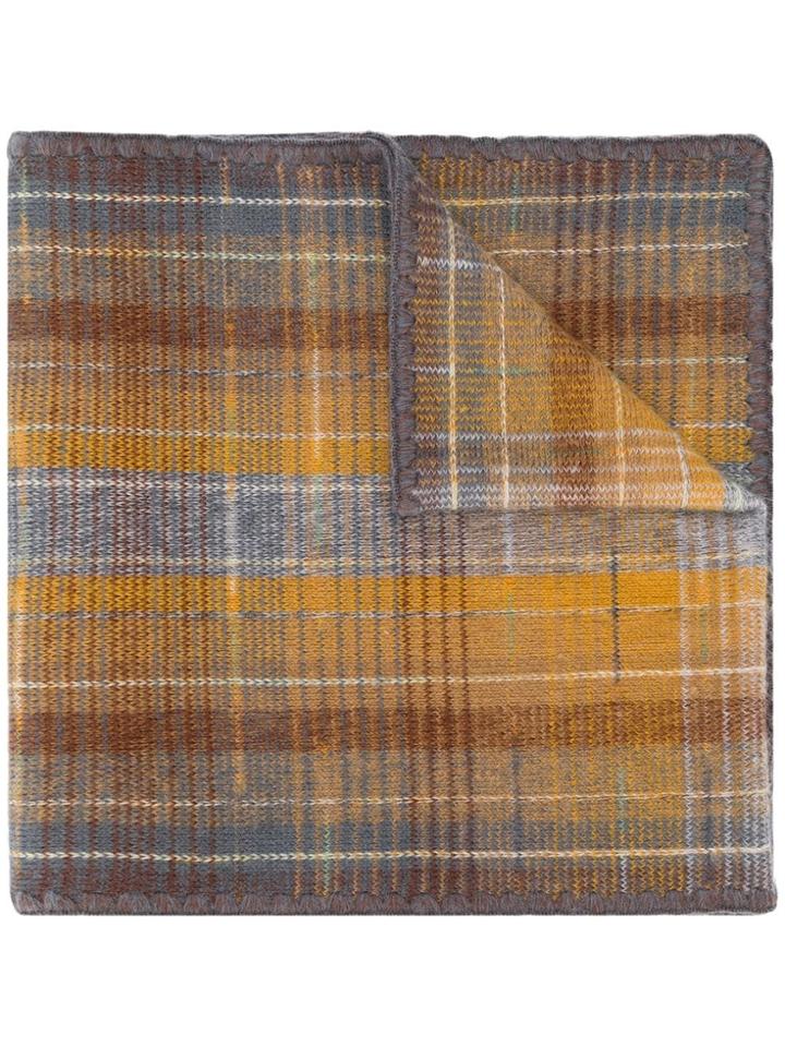 Missoni Checked Pattern Scarf - Neutrals