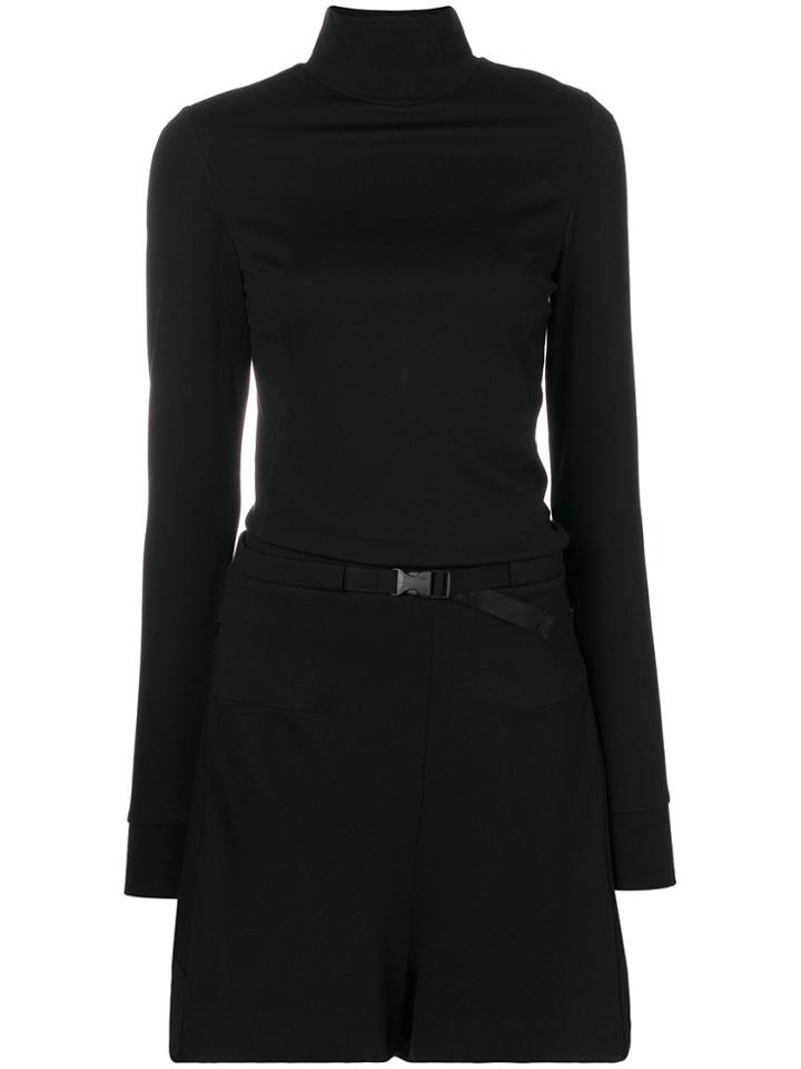 Y-3 Clasp Detail Romper - Black