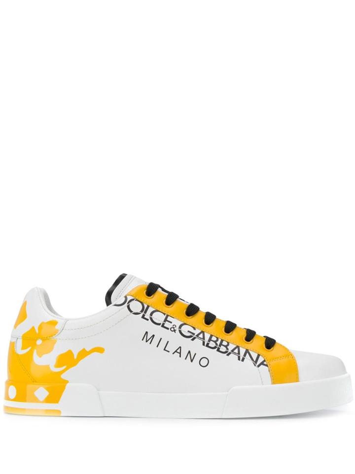 Dolce & Gabbana Portofino King Sneakers - White