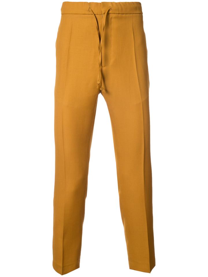 Cmmn Swdn Stain Trousers - Yellow & Orange