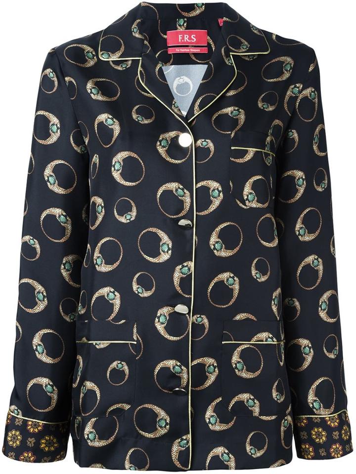 For Restless Sleepers 'leopard' Print Longsleeved Shirt