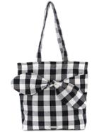 Loeffler Randall Bessie Gingham-print Tote - Black
