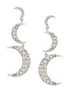 Isabel Marant Hanging Moon Earrings - Silver