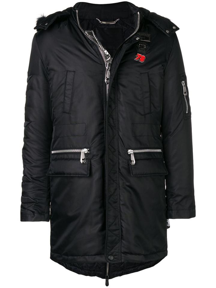 Philipp Plein Perfectly Fitted Coat - Black