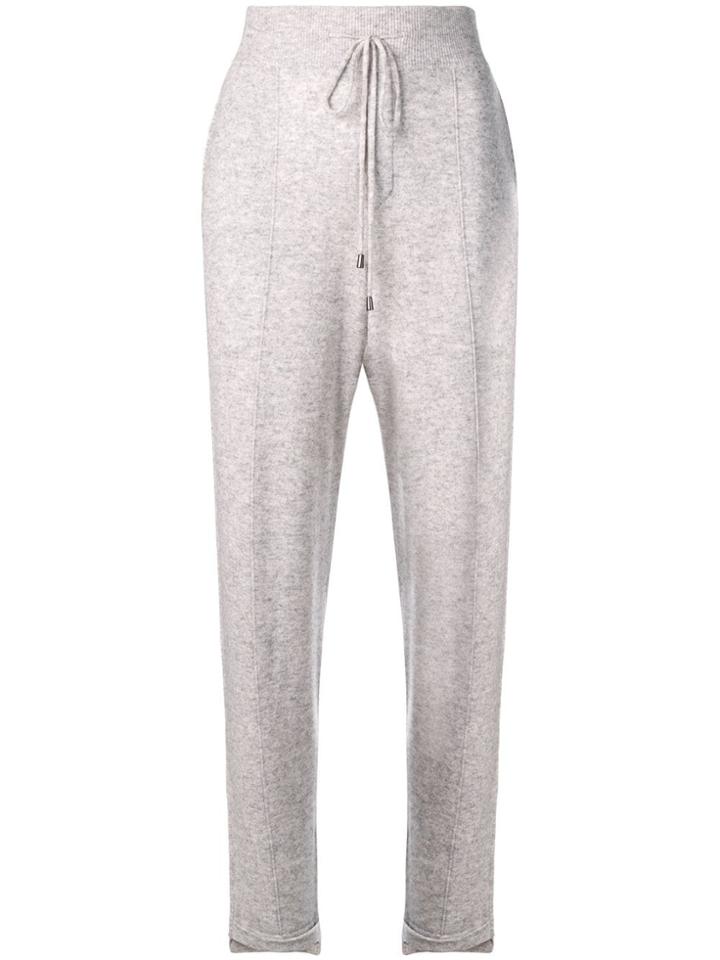 Max & Moi Knitted Straight Trousers - Grey