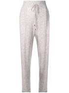 Max & Moi Knitted Straight Trousers - Grey