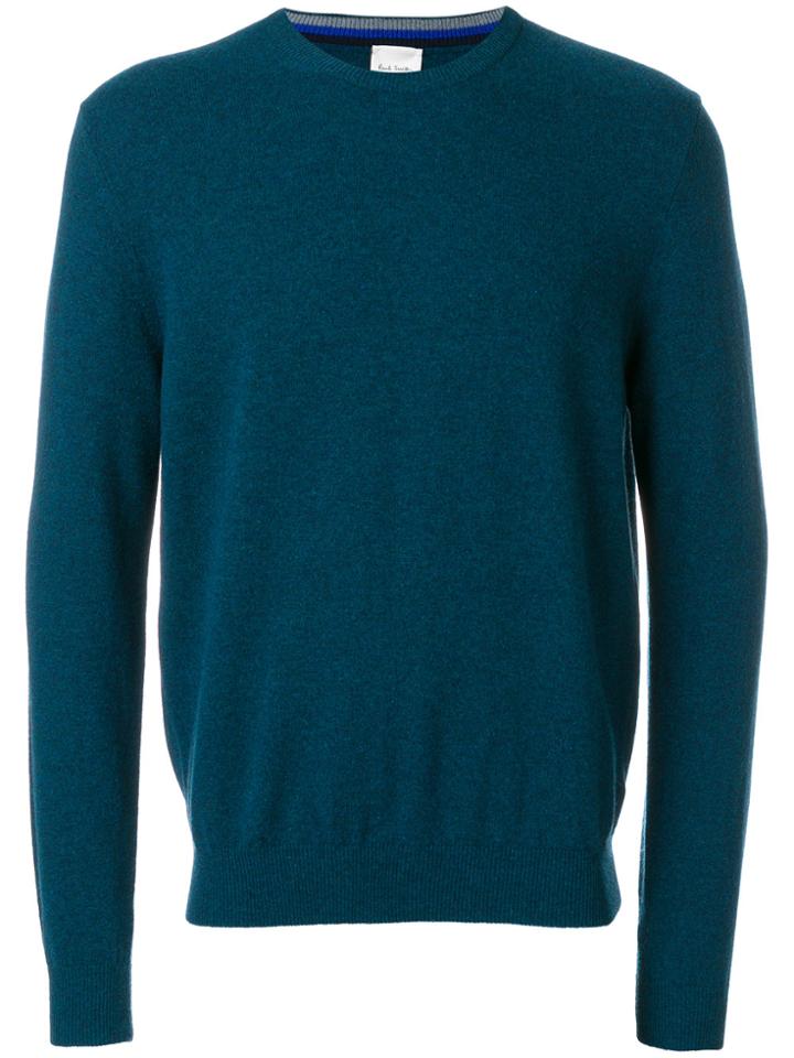 Paul Smith Classic Knitted Sweater - Blue