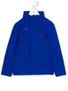 Ralph Lauren Kids - Hooded Jacket - Kids - Cotton/polyamide/polyester - 6 Yrs, Blue