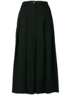 Mcq Alexander Mcqueen Pleated Midi Skirt - Black