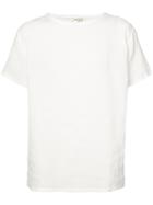Horisaki Design & Handel - Loose-fit T-shirt - Unisex - Linen/flax - 3, White, Linen/flax