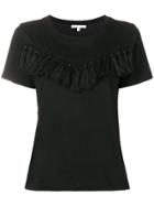 Rebecca Minkoff Tassel Trim T-shirt - Black