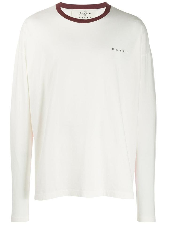 Marni Long Sleeved T-shirt - White