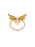 Stephen Webster 18kt Yellow Gold Winged Bug Diamond Ring