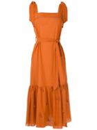 Clube Bossa Vestido Midi Dorothea - Orange