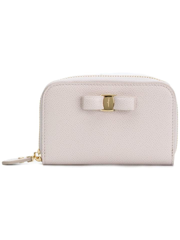 Salvatore Ferragamo Vara Coin Purse - Neutrals