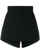 Stella Mccartney Layered Skirt-shorts - Black