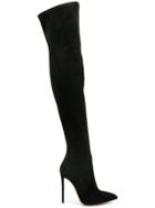 Gianni Renzi Thigh High Boots - Black
