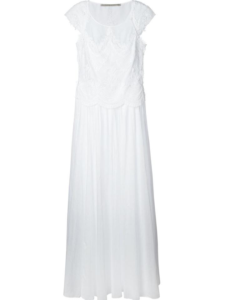 Ermanno Scervino Embroidered Top Dress