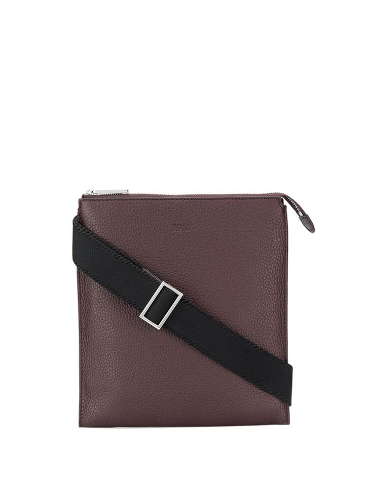 Boss Hugo Boss Embossed Logo Messenger Bag - Red