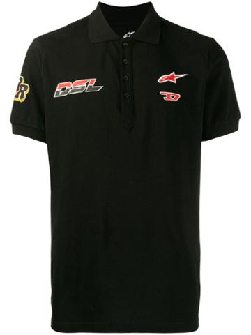 Diesel Astars-t-night-new Polo Shirt - Black