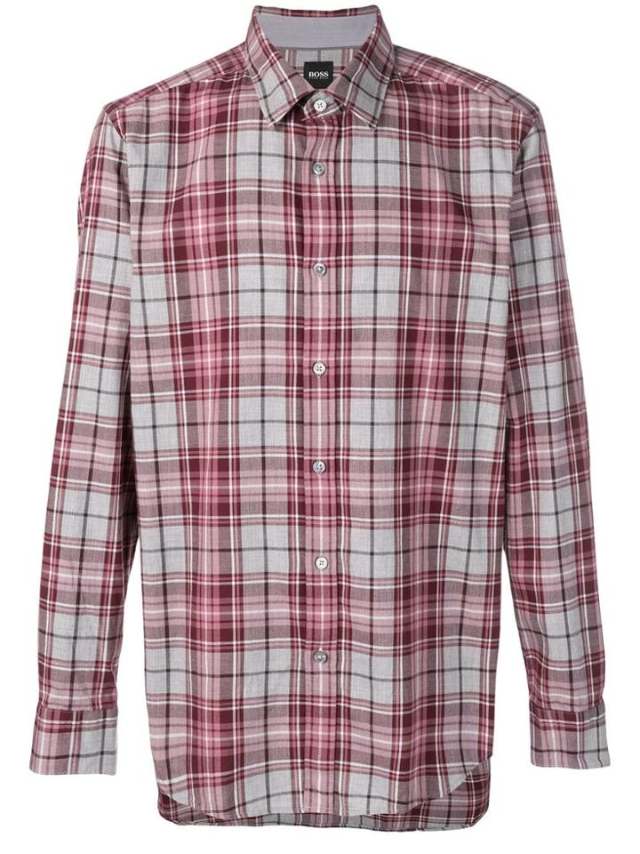 Boss Hugo Boss Plaid Shirt - Purple