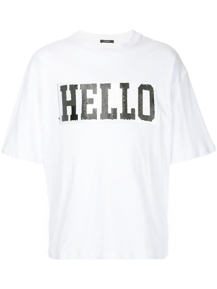 Taakk Hello T-shirt - White